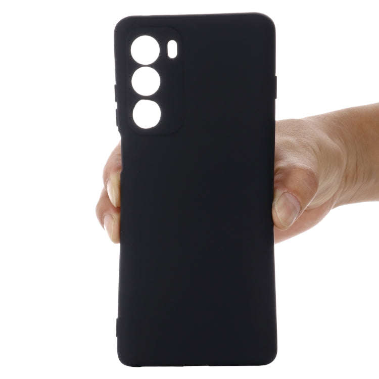 For Motorola Moto G200 5G / Edge S30 Pure Color Liquid Silicone Shockproof Full Coverage Phone Ca...
