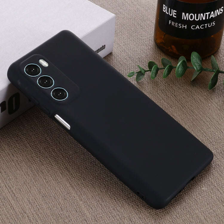 For Motorola Moto G200 5G / Edge S30 Pure Color Liquid Silicone Shockproof Full Coverage Phone Ca...