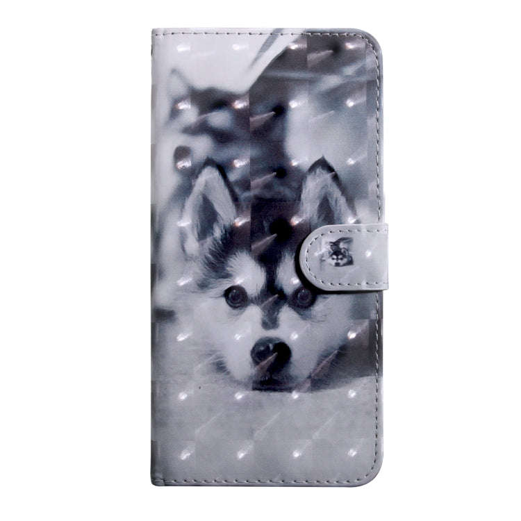 For Nokia G20 / 6.3 3D Painted Pattern Leather Phone Case(Husky)