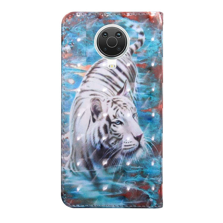 For Nokia G20 / 6.3 3D Painted Pattern Leather Phone Case(Tiger)