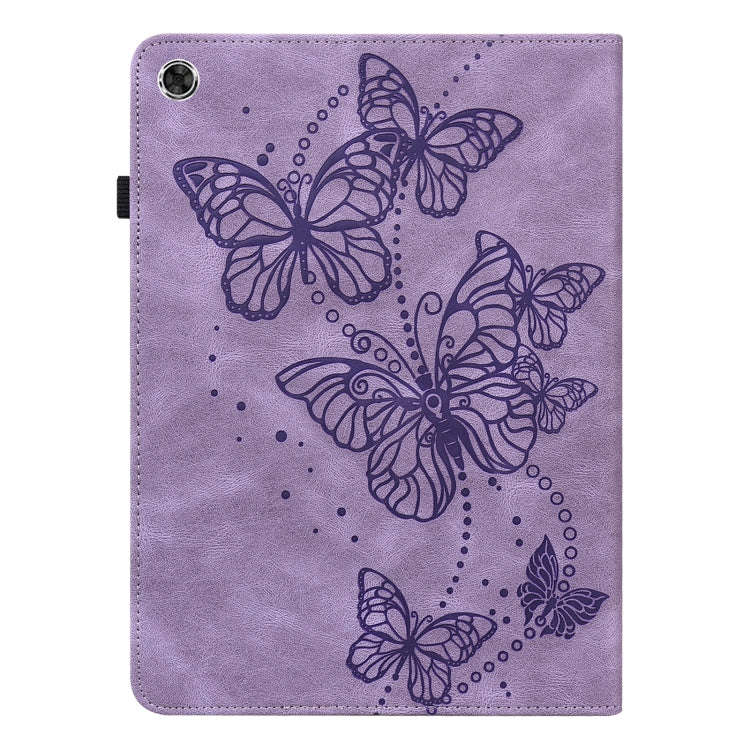 For Lenovo M10 Plus 10.6 3rd Gen 2022 Embossed Butterfly Pattern Horizontal Flip Leather Tablet C...