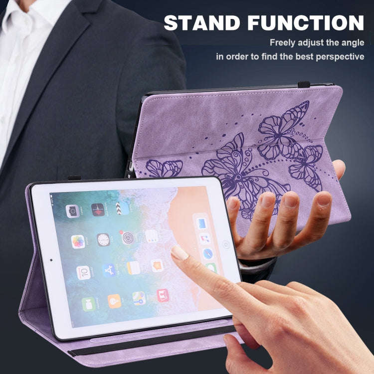 For Lenovo M10 Plus 10.6 3rd Gen 2022 Embossed Butterfly Pattern Horizontal Flip Leather Tablet C...