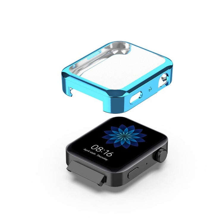 For Xiaomi TPU All-Inclusive Plating Cover(Blue)