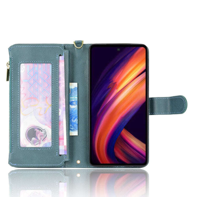 For Motorola Edge X30 / Edge 30 Pro /Edge+ 2020 Litchi Texture Zipper Leather Phone Case(Green)