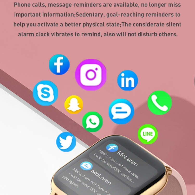 Rowatch 2S 1.65 inch TFT Screen Smart Watch, Support Blood Pressure Monitoring/Sleep Monitoring(G...