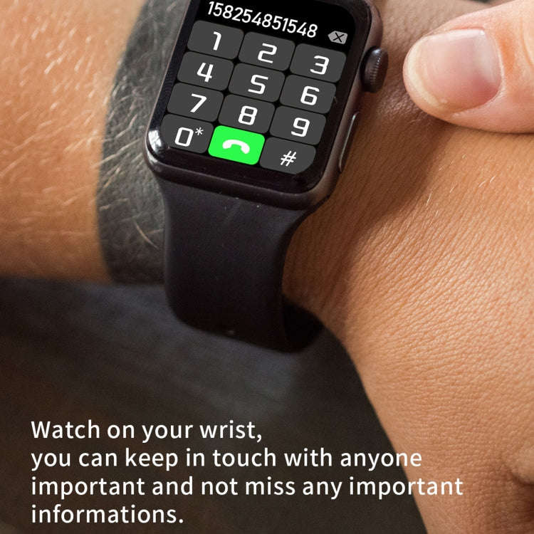 i7 pro+ 1.75 inch TFT Screen Smart Watch, Support Blood Pressure Monitoring/Sleep Monitoring(Black)