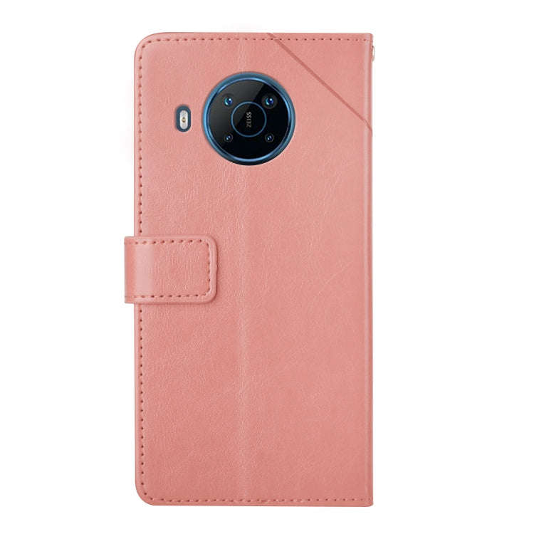 For Nokia X100 Y Stitching Horizontal Flip Leather Phone Case(Rose Gold)