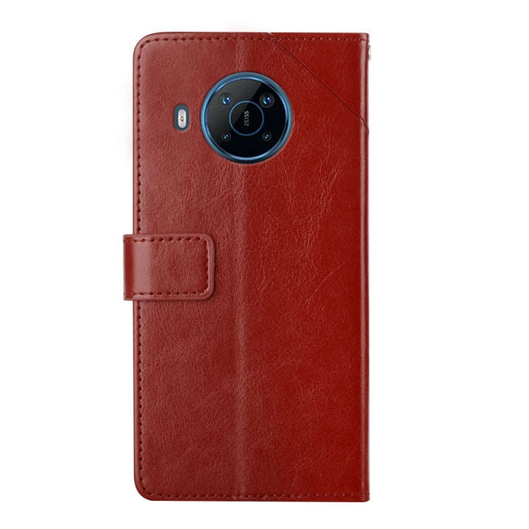 For Nokia X100 Y Stitching Horizontal Flip Leather Phone Case(Brown)