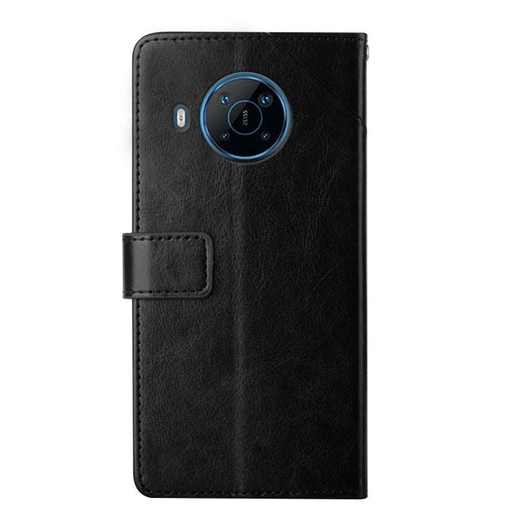 For Nokia X100 Y Stitching Horizontal Flip Leather Phone Case(Black)