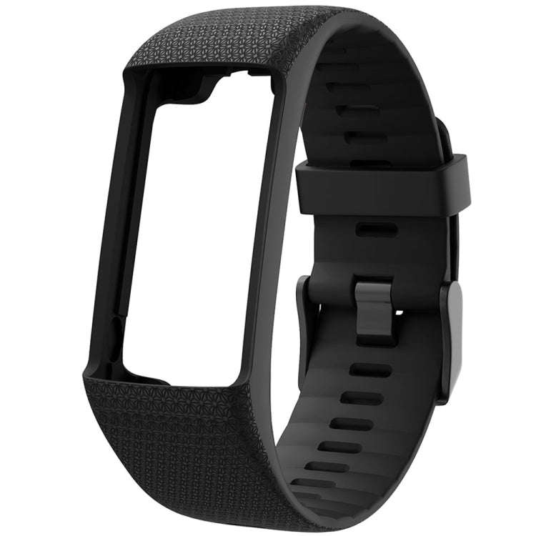 For POLAR A360 & 370 Textured Watch Band(Black)
