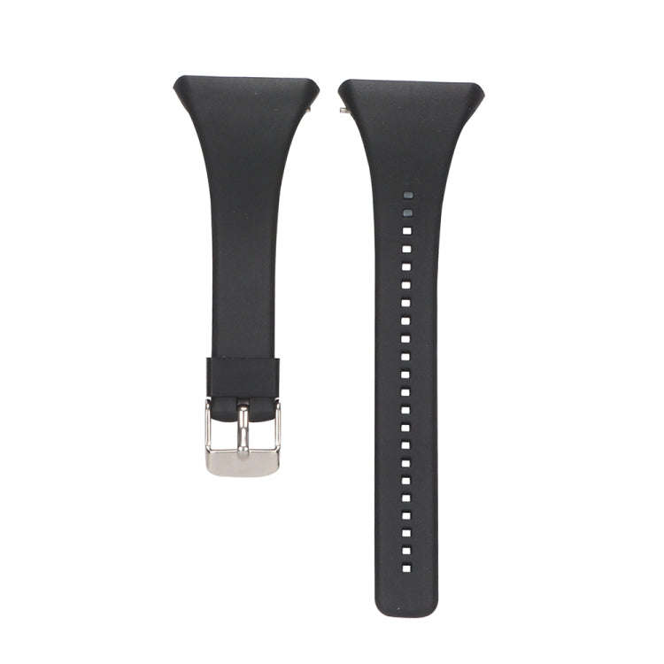 For POLAR FT4 & FT7 Silicone Watch Band(Black)
