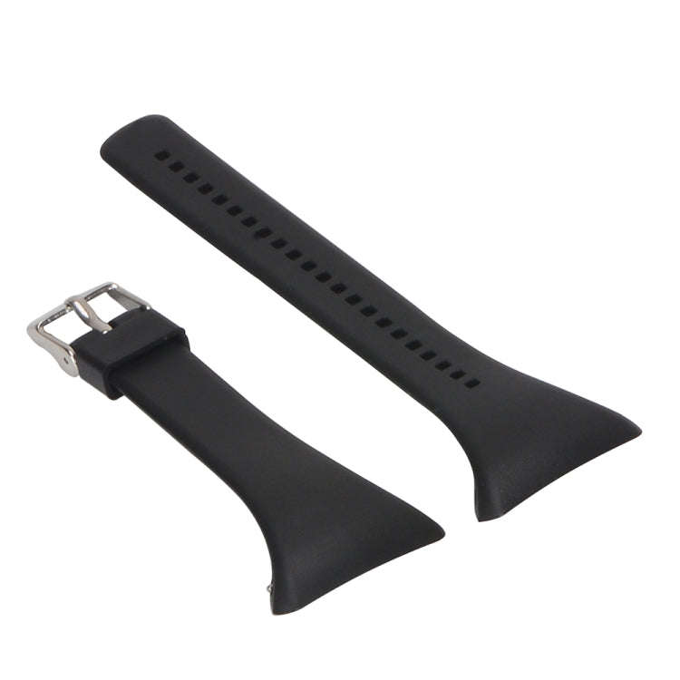 For POLAR FT4 & FT7 Silicone Watch Band(Black)