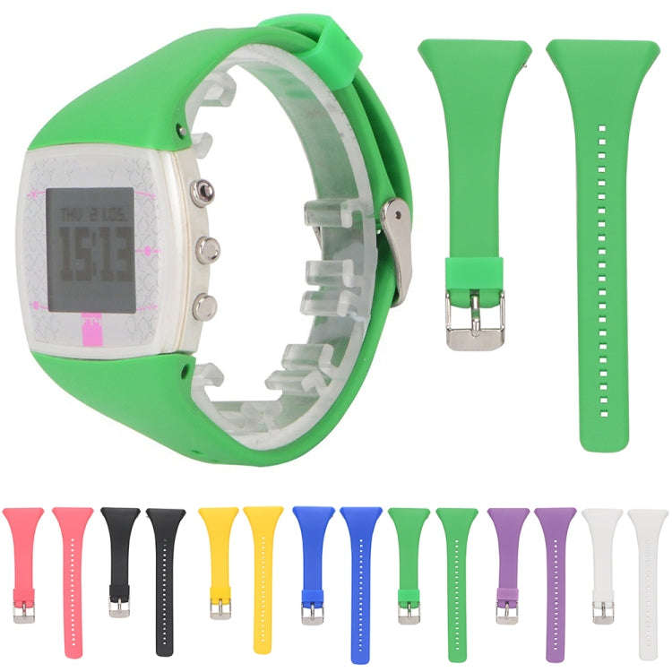 For POLAR FT4 & FT7 Silicone Watch Band(Black)