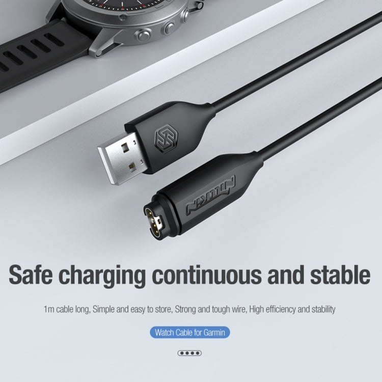 Smart Watch Charging Data Cable for Garmin, Cable Length: 1m