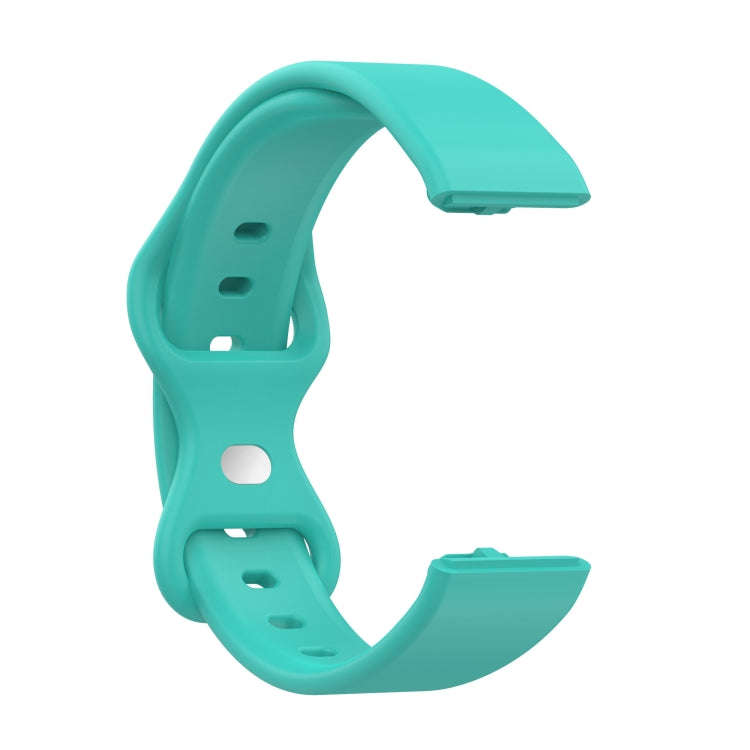 For Amazon Halo View Silicone Butterfly Buckle Watch Band, Size:L(Mint Green)