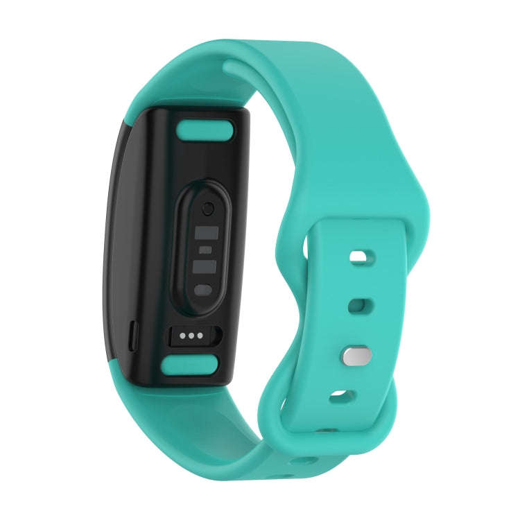 For Amazon Halo View Silicone Butterfly Buckle Watch Band, Size:L(Mint Green)