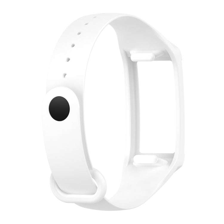 For Amazon Halo View Silicone Integrated Watch Band(White)