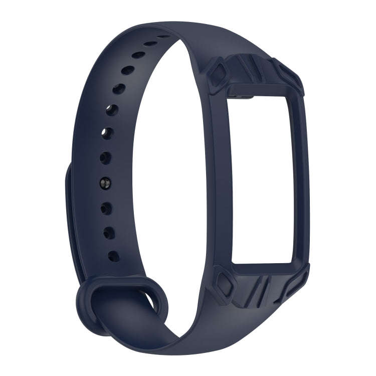 For Amazon Halo View Silicone Integrated Watch Band(Navy Blue)