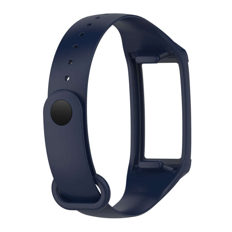 For Amazon Halo View Silicone Integrated Watch Band(Navy Blue)