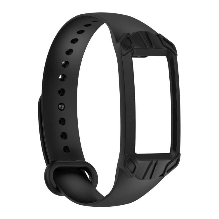 For Amazon Halo View Silicone Integrated Watch Band(Black)