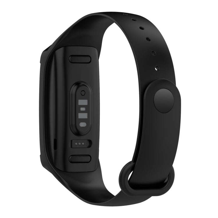 For Amazon Halo View Silicone Integrated Watch Band(Black)
