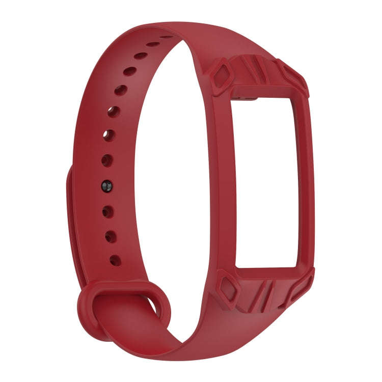 For Amazon Halo View Silicone Integrated Watch Band(Red)