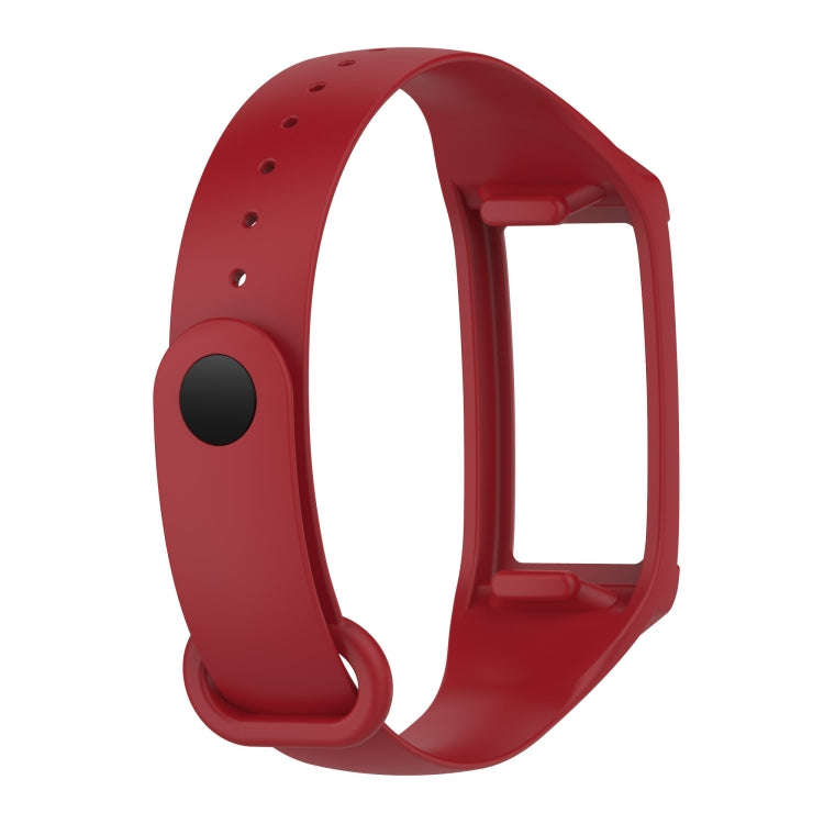 For Amazon Halo View Silicone Integrated Watch Band(Red)