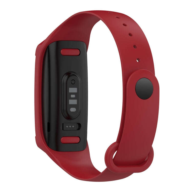 For Amazon Halo View Silicone Integrated Watch Band(Red)