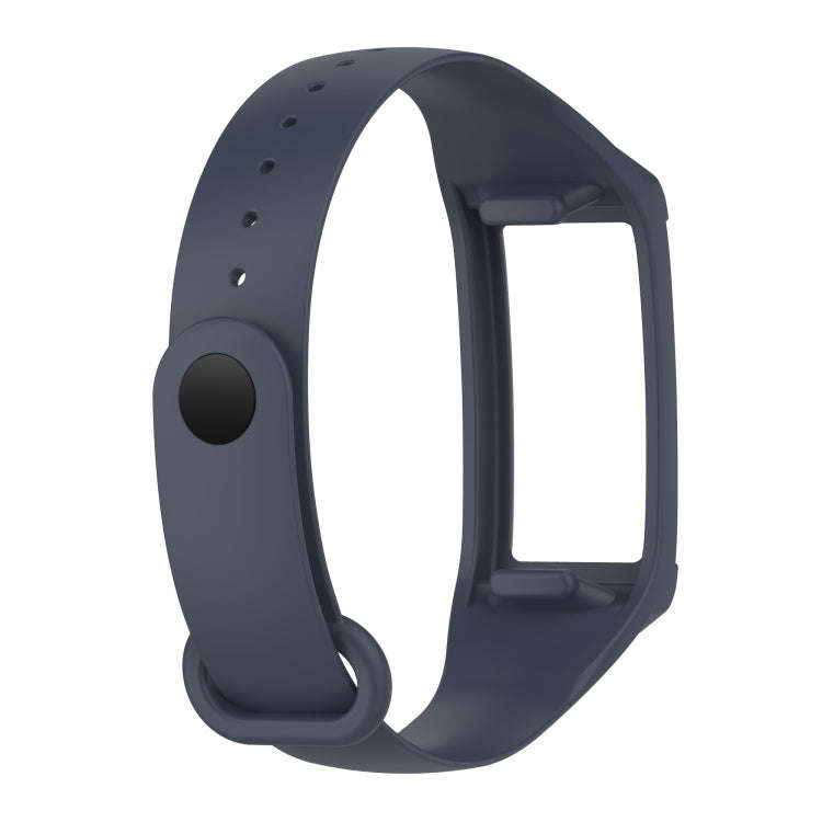For Amazon Halo View Silicone Integrated Watch Band(Blue Grey)