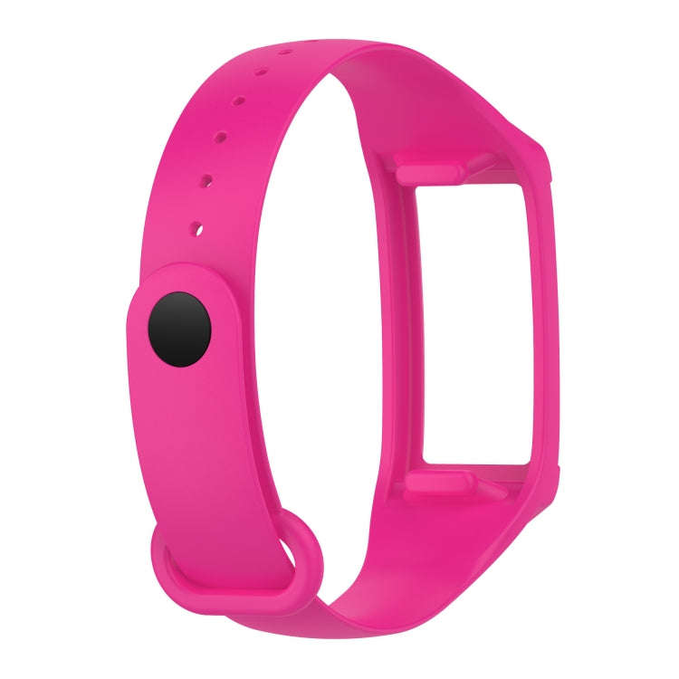 For Amazon Halo View Silicone Integrated Watch Band(Rose Red)