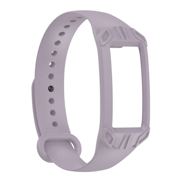 For Amazon Halo View Silicone Integrated Watch Band(Light Purple)