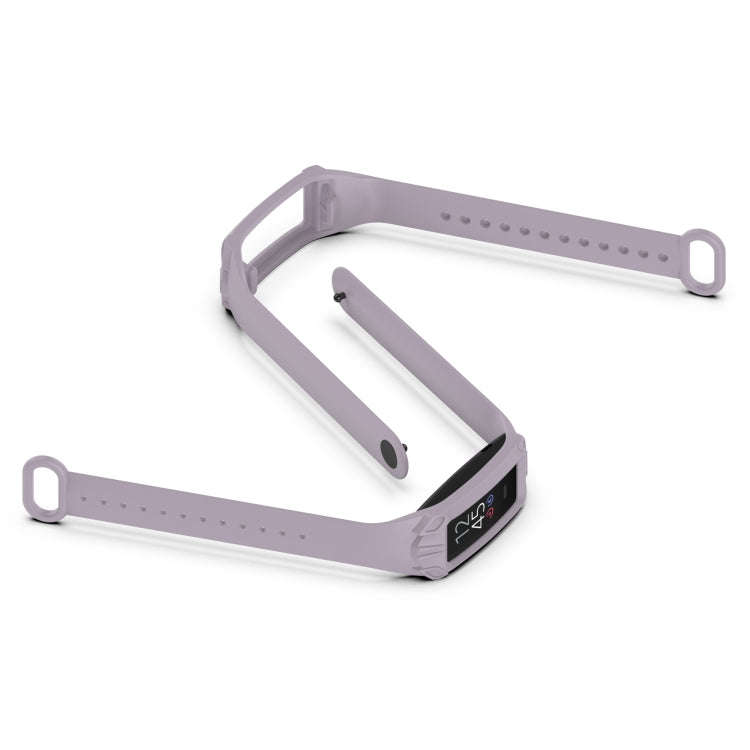 For Amazon Halo View Silicone Integrated Watch Band(Light Purple)