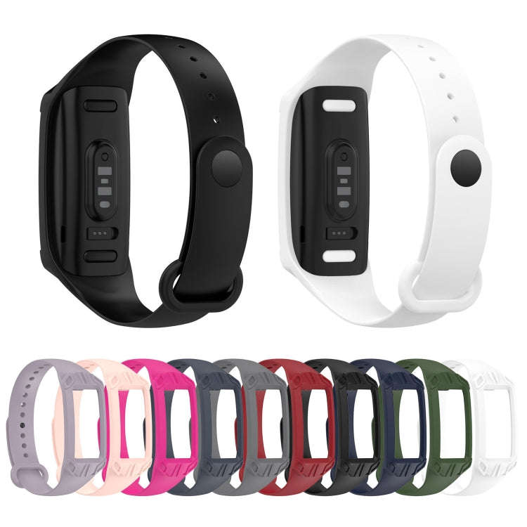 For Amazon Halo View Silicone Integrated Watch Band(Red)