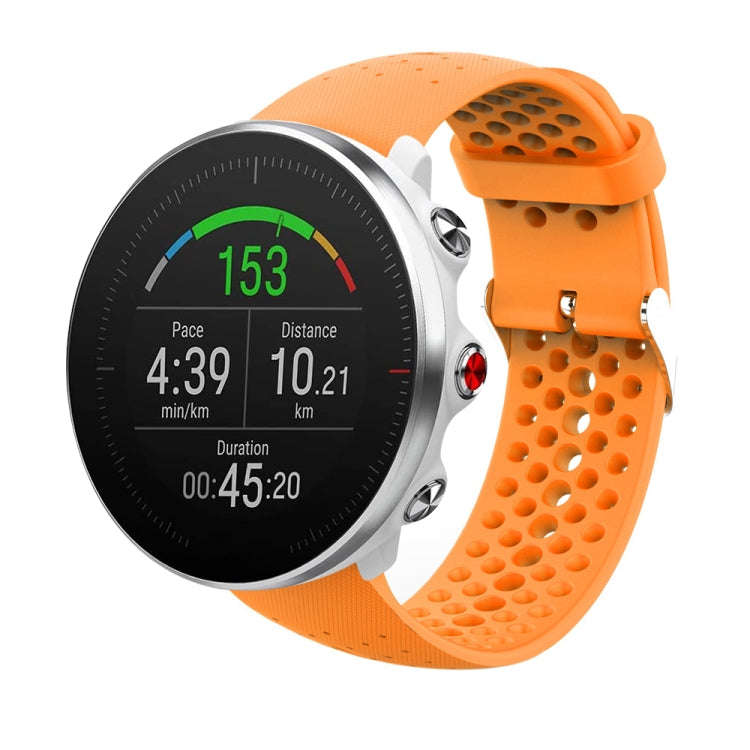 For POLAR Vantage M Silicone Watch Band(Orange)