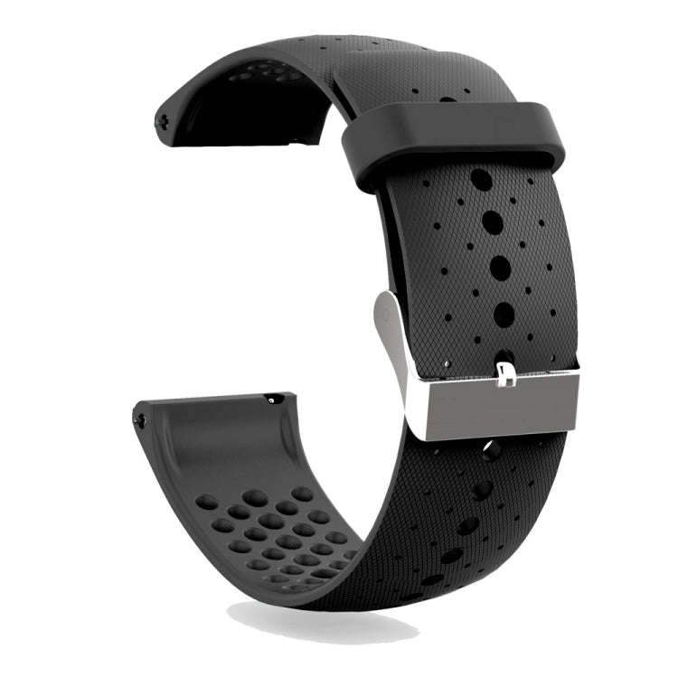 For POLAR Vantage M Silicone Watch Band(Black)