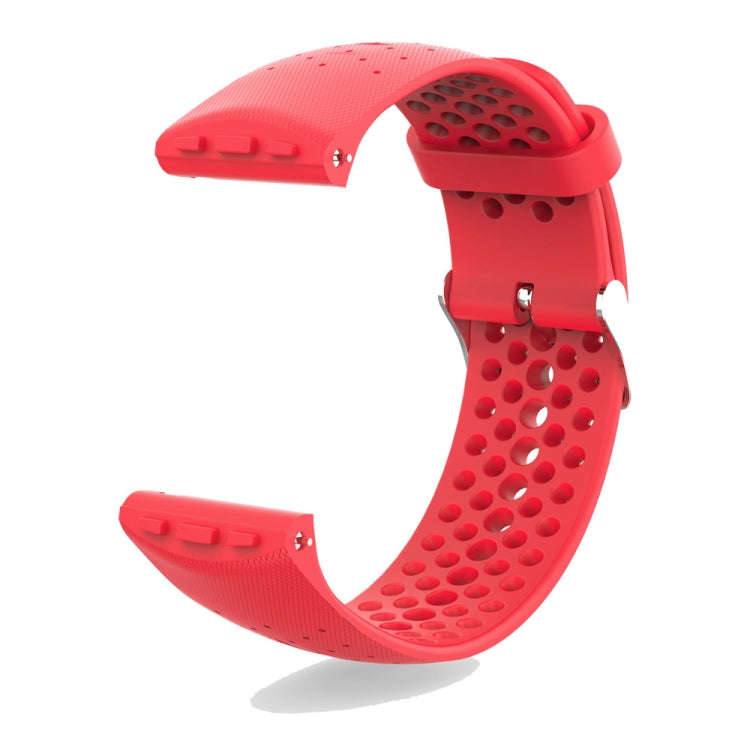For POLAR Vantage M Silicone Watch Band(Red)