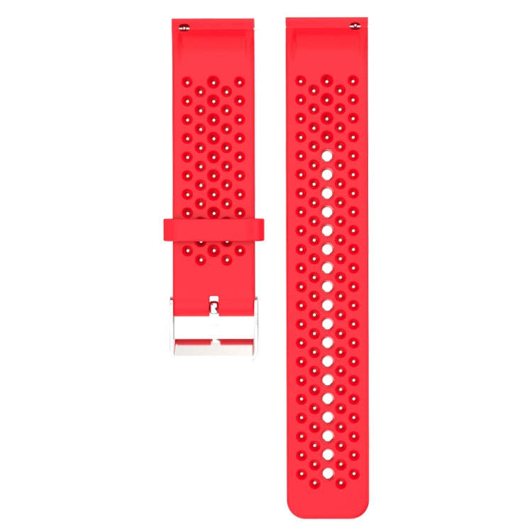 For POLAR Vantage M Silicone Watch Band(Red)