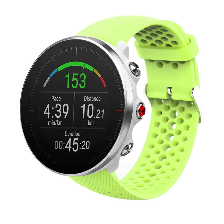 For POLAR Vantage M Silicone Watch Band(Green)