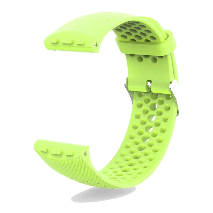 For POLAR Vantage M Silicone Watch Band(Green)