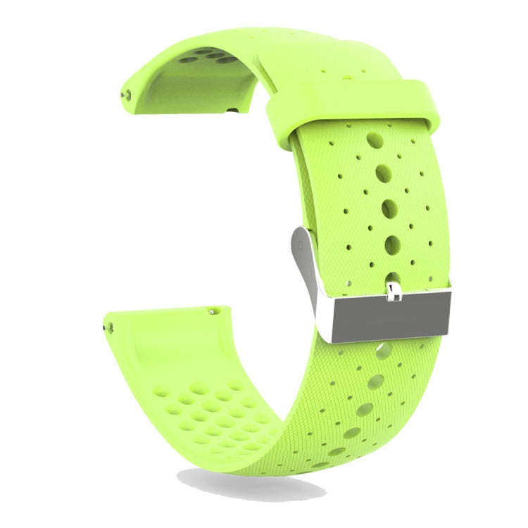 For POLAR Vantage M Silicone Watch Band(Green)