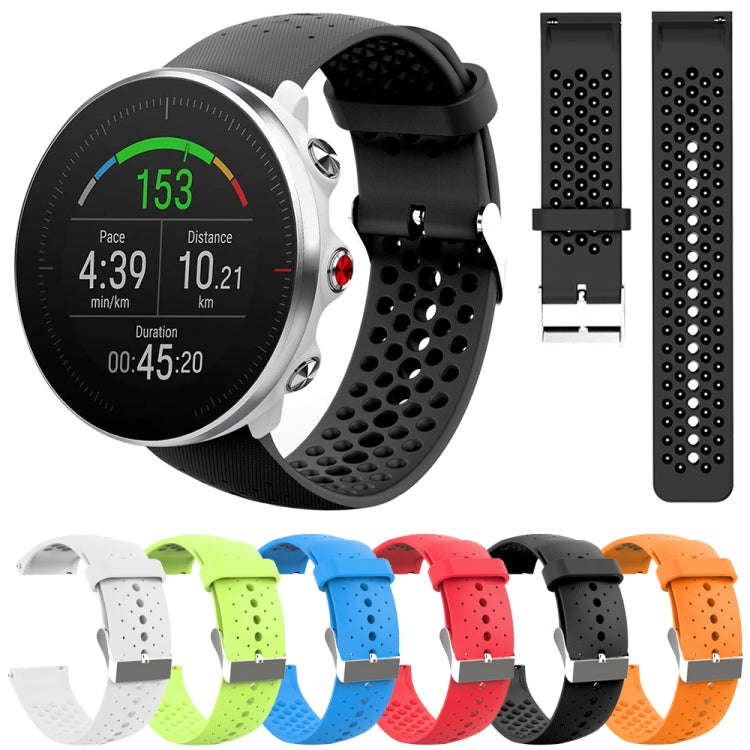 For POLAR Vantage M Silicone Watch Band(Green)