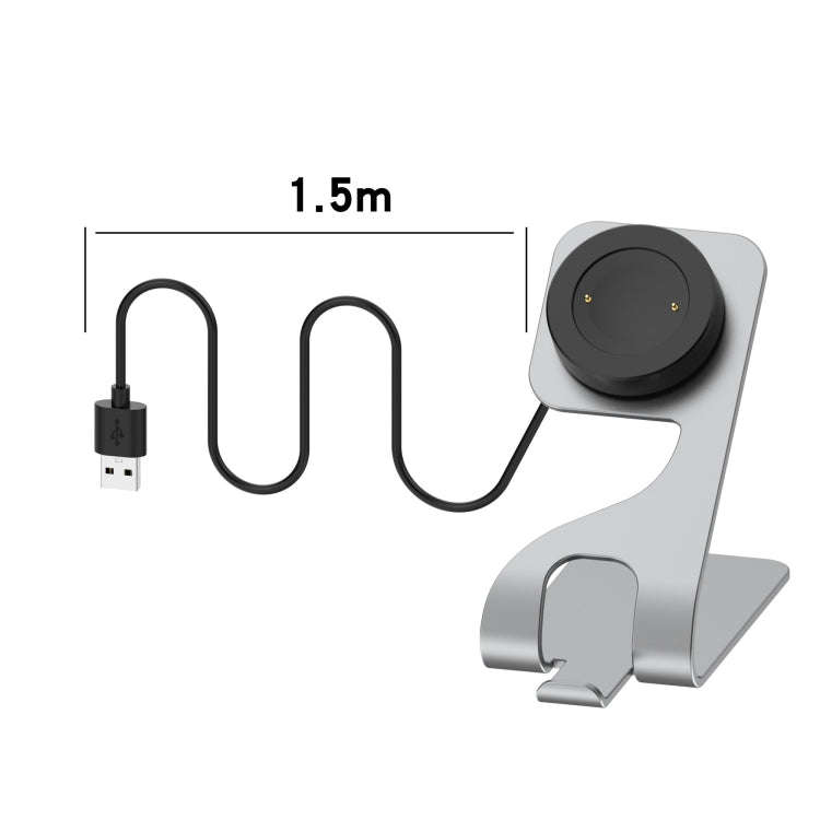 For Honor Watch GS 3 Universal Aluminum Alloy Magnetic Charger Holder(Grey)