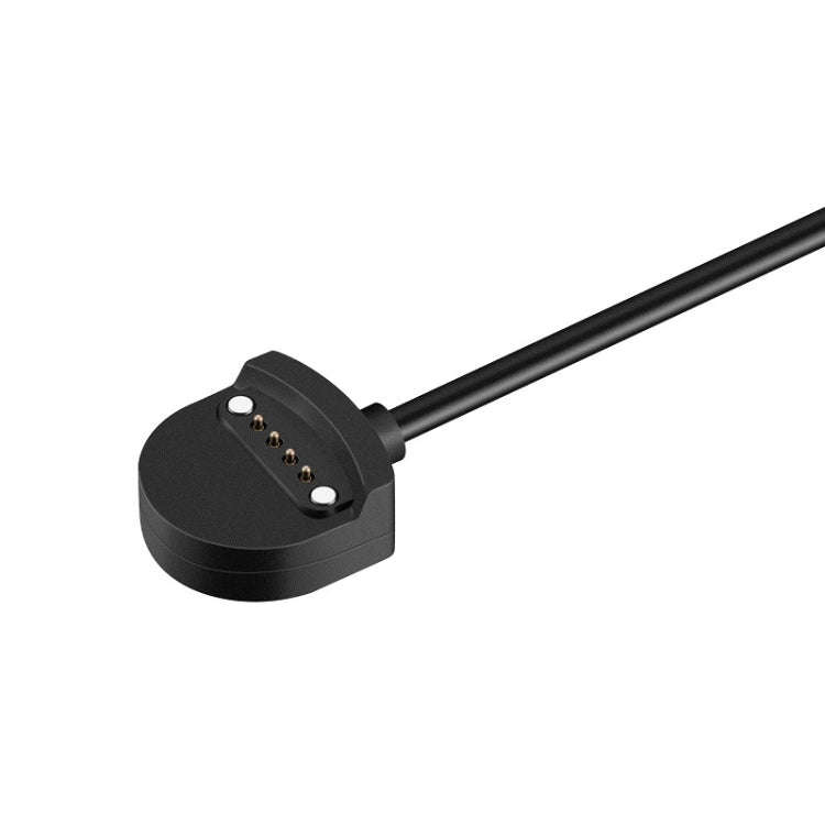 For Ticwatch E & S 1m Universal Smart Watch Magnetic Charging Cable(Black)