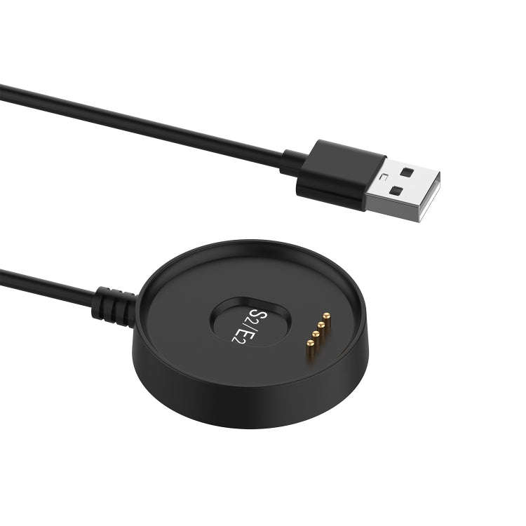 For  Ticwatch E2 & S2 1m Universal Charging Cable with Data Function(Black)