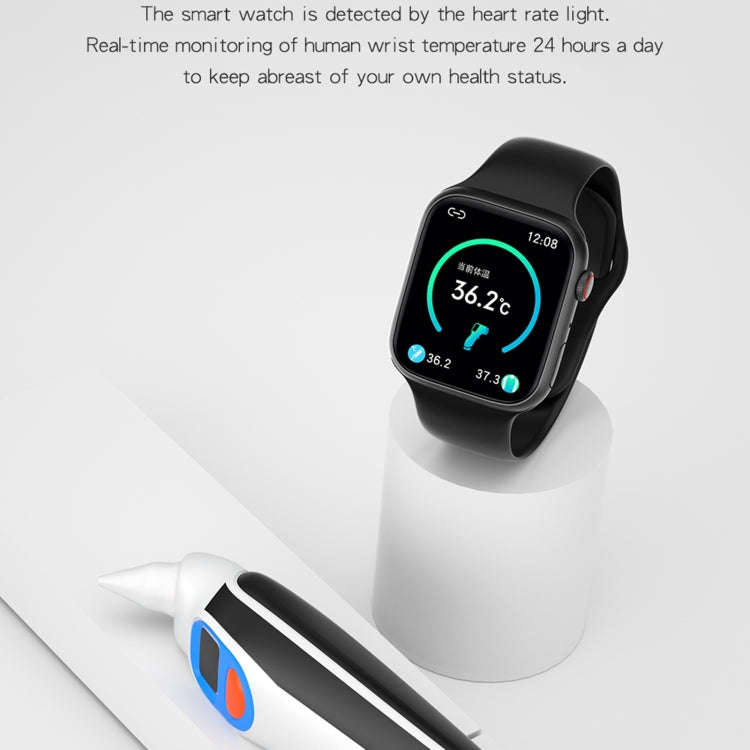 HW22 Pro 1.75 inch HD Screen Smart Watch, Support Bluetooth Dial/Body Temperature Monitoring(White)