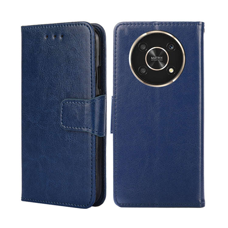 For Honor X30 5G Crystal Texture Leather Phone Case(Royal Blue)