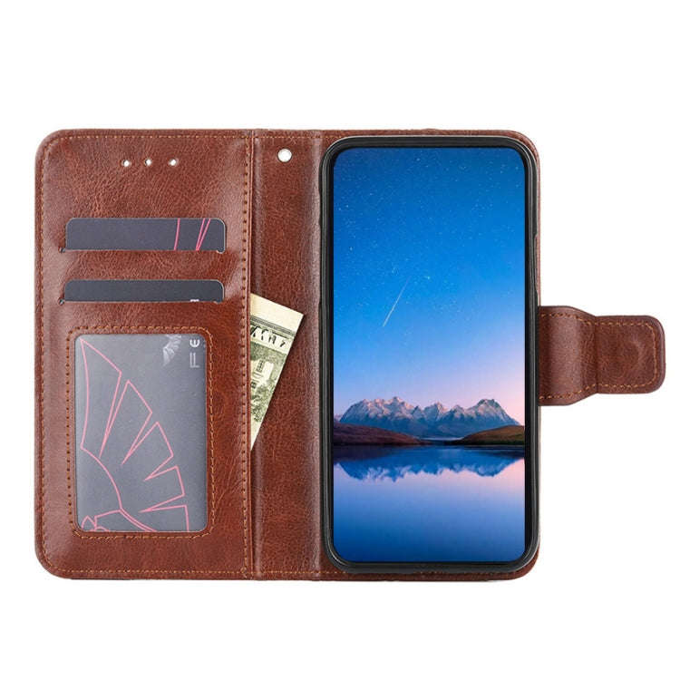 For Honor X30i Crystal Texture Leather Phone Case(Brown)