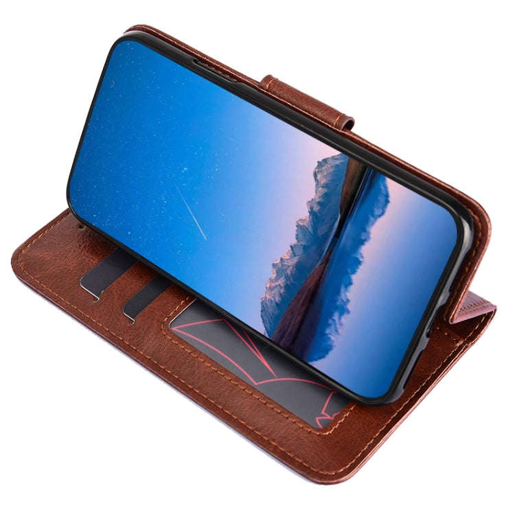 For TCL 30 5G / 30+ 5G Crystal Texture Leather Phone Case(Rose Red)
