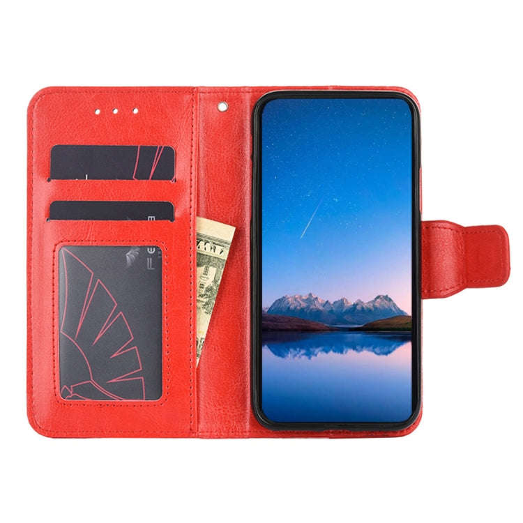 For TCL 30V 5G T781S Crystal Texture Leather Phone Case(Red)