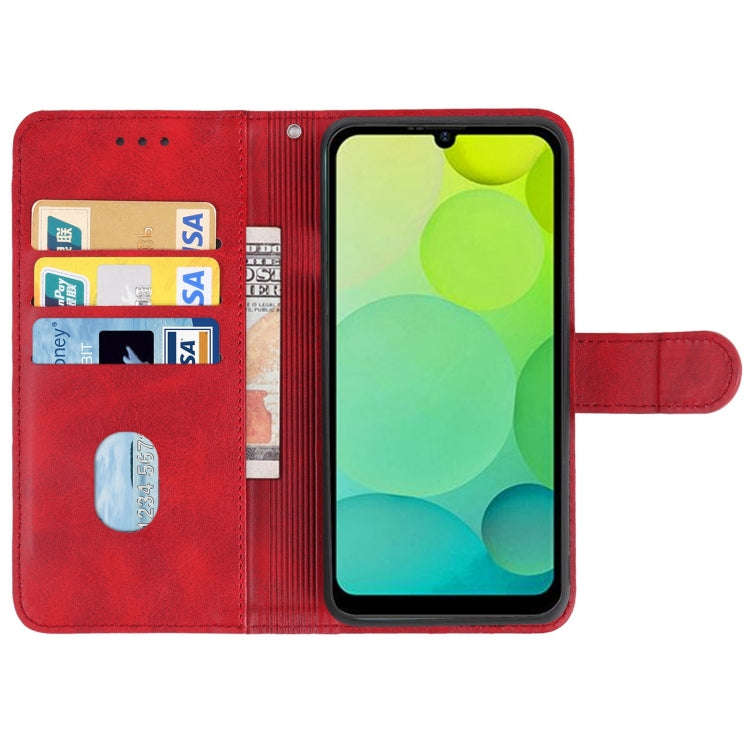 For Ulefone Note 6T Leather Phone Case(Red)